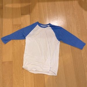 💙 American Apparel raglan cotton tee